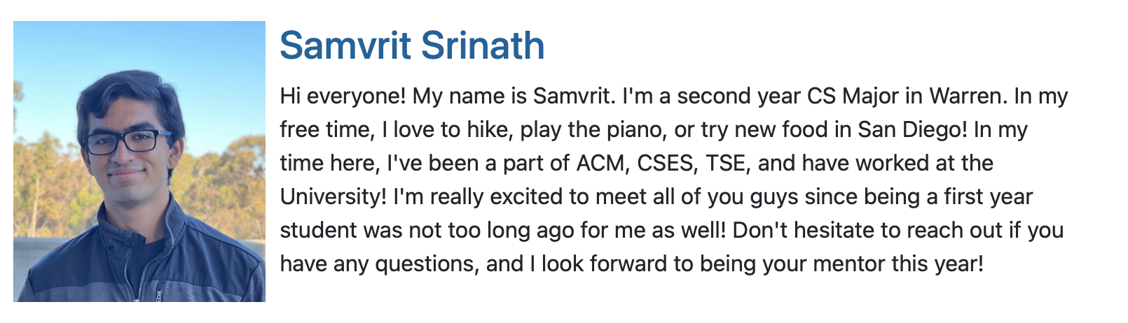Samvrit Srinath | CSE110Lab1
